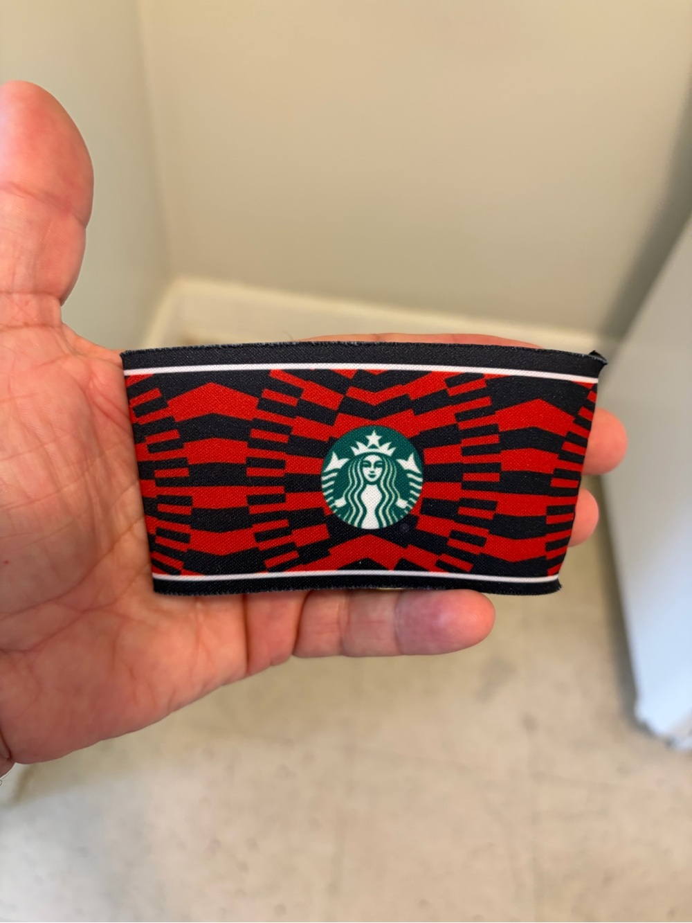 Starbucks Reusable U.S. Captain Cup Promotional Sleeve